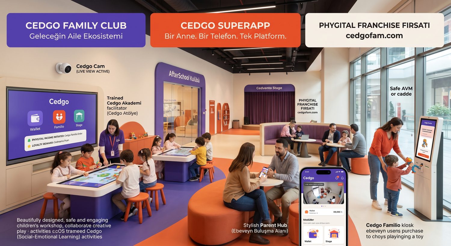 Fiziksel Hizmetten Dijital Ekosisteme: Cedgo Family Club Franchise / Bayilik Rehberi